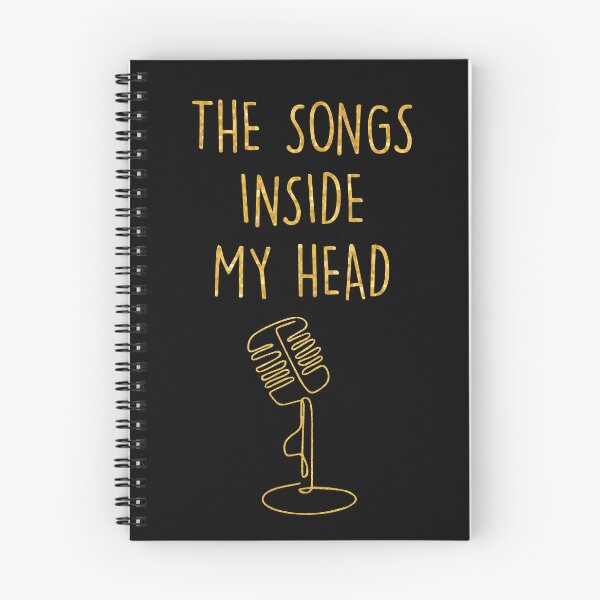Item preview, The Songs Inside My Head A Professional Songwriting Gift for Lyrics and Melodies, Gift for Singers, Composers, and Music Students designed and sold by Shop signer.
