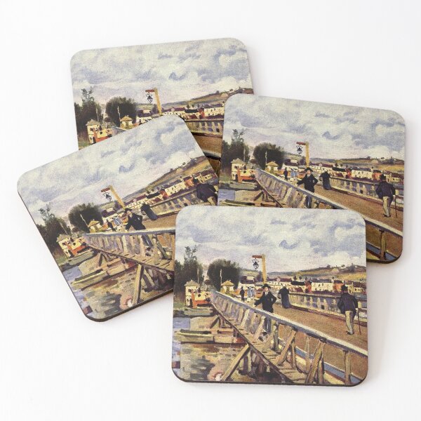 Item preview, Argenteuil Footbridge by Alfred Sisley designed and sold by tomorrowsart.