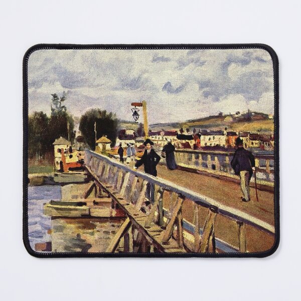 Item preview, Argenteuil Footbridge by Alfred Sisley designed and sold by tomorrowsart.
