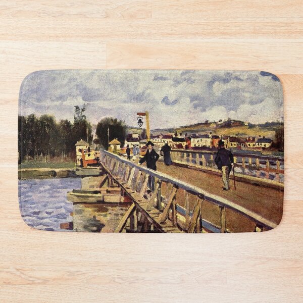 Item preview, Argenteuil Footbridge by Alfred Sisley designed and sold by tomorrowsart.