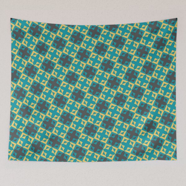 Artikelvorschau, Copy of Chic Gingham Checkers Art Deco abstrakte Retro -Textur entworfen und verkauft von RoyalStarsPatts.