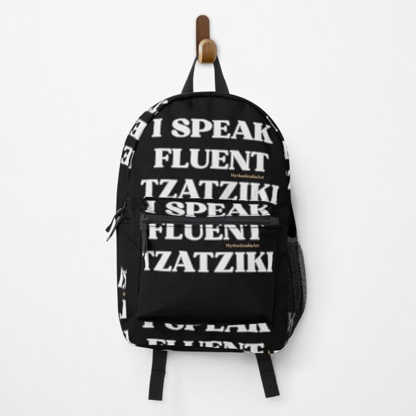 Item preview, I Speak Fluent Tzatziki – Greek Food Humor Tee designed and sold by mythographiaart.