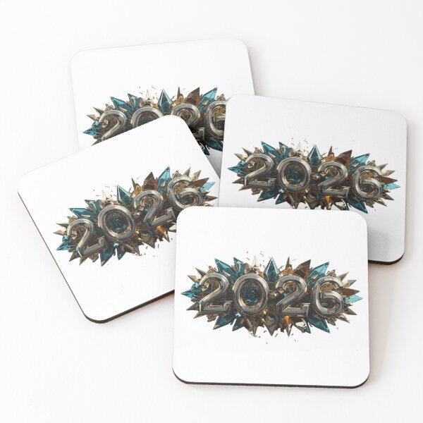 Item preview, 2026 New Year Bio-Digital Bloom - Futuristic Teal & Liquid Chrome Aesthetic designed and sold by sa-prints.