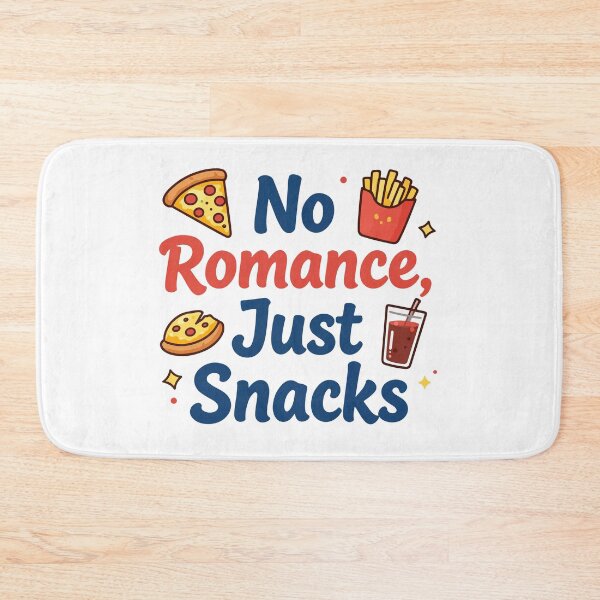 Item preview, No Romance Just Snacks - Funny Fast Foodie Pizza Fries and Soda Lover Gift designed and sold by Design-Pro-21.