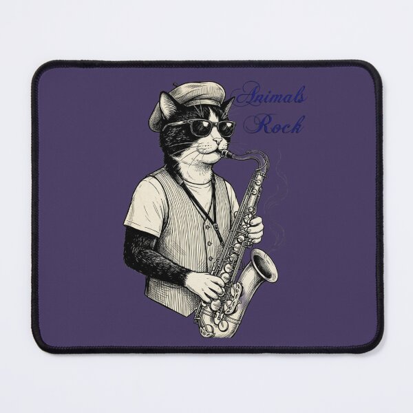 Item preview, Saxophone-playing cat designed and sold by MD-P27.