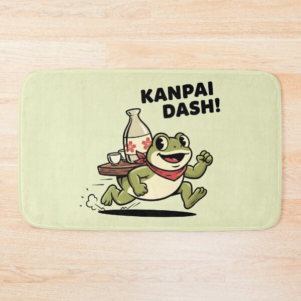 Item preview, Kanpai Dash: The Sake Delivery Frog Mascot designed and sold by dreephic22.