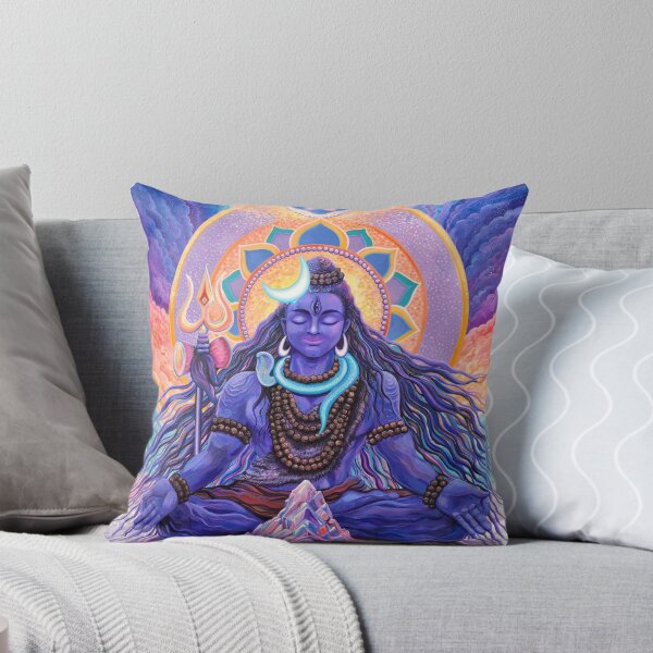 Item preview, Meditating Shiva Cosmic Painting  designed and sold by shantilovesart.