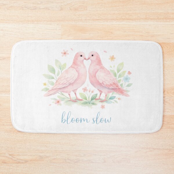 Item preview, Bloom Slow Love Birds T-Shirt | Pastel Floral Cute Aesthetic Art designed and sold by KDesignCrafts.