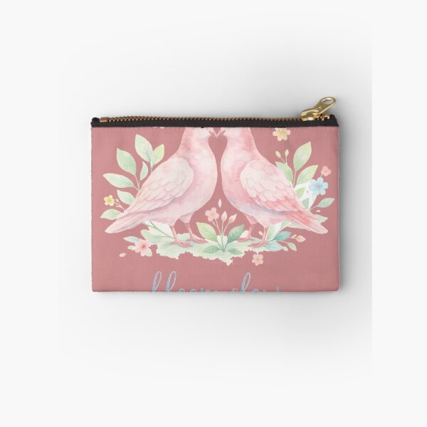 Item preview, Bloom Slow Love Birds T-Shirt | Pastel Floral Cute Aesthetic Art designed and sold by KDesignCrafts.