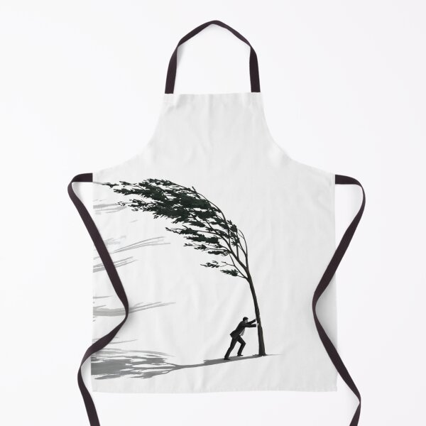Item preview, Resilience in the Storm - Man Holding Tree Against Wind Art designed and sold by Latikshop.