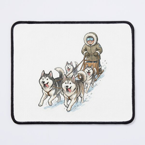 Item preview, Happy Husky Sled Team & Explorer designed and sold by AURA Vibes.