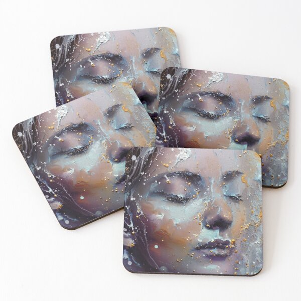 Item preview, Veiled Emotions-7 – Abstract Portrait of Hidden Feelings designed and sold by Okmanoo.