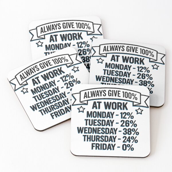 Item preview, ALWAYS GIVE 100% AT WORK designed and sold by Gnfree.
