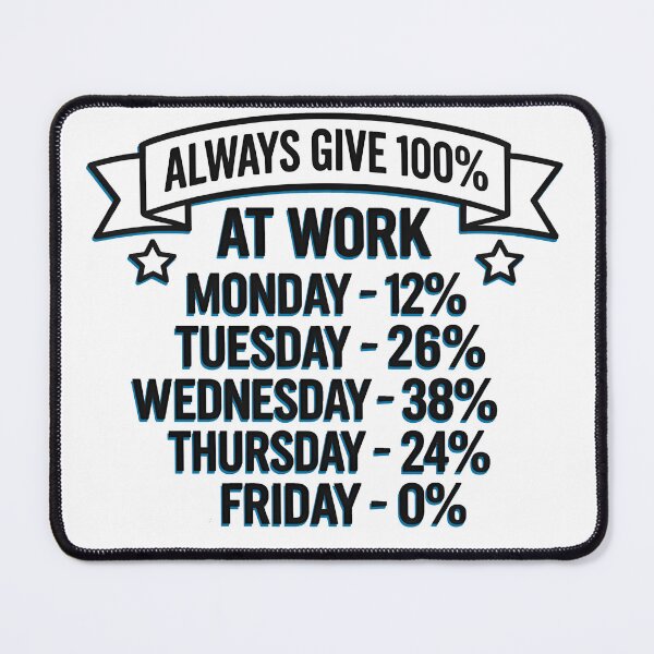 Item preview, ALWAYS GIVE 100% AT WORK designed and sold by Gnfree.