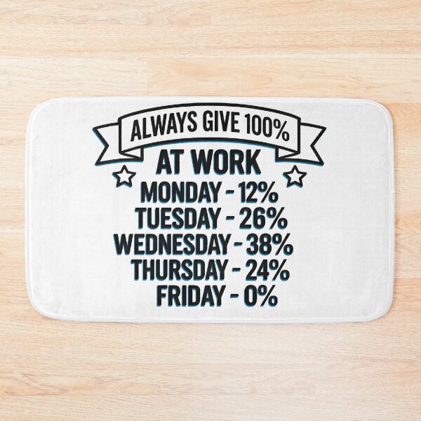 Item preview, ALWAYS GIVE 100% AT WORK designed and sold by Gnfree.