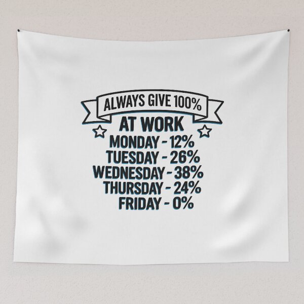 Item preview, ALWAYS GIVE 100% AT WORK designed and sold by Gnfree.