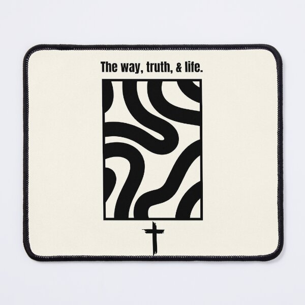 Item preview, Jesus Christ The Way | Path maze + cross designed and sold by ArtsieChristian.