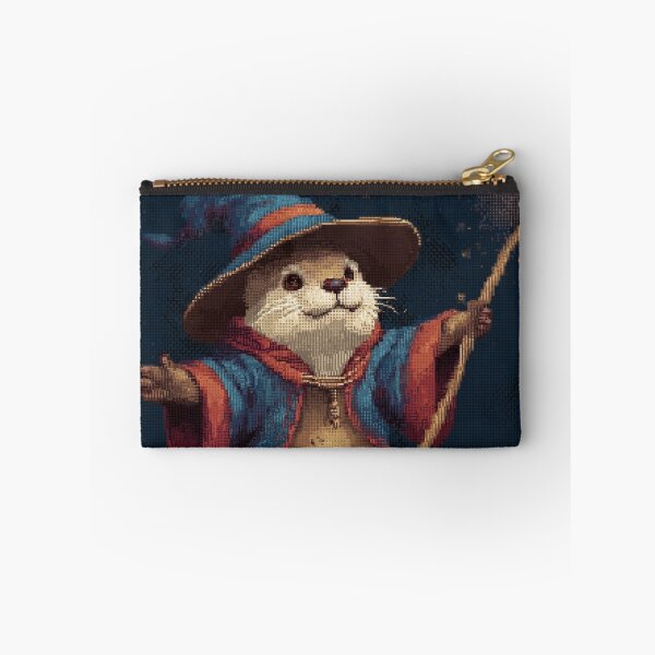 Item preview, Otter Wizard Pixel Art designed and sold by Kaos-Bit.