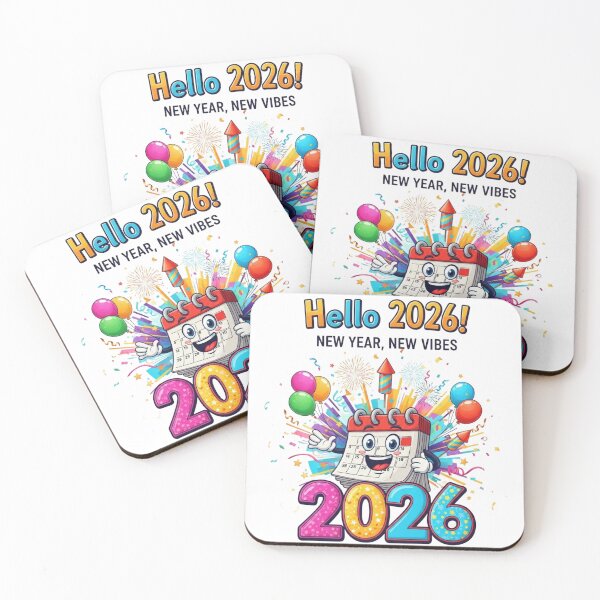 Item preview, Hello 2026 – New Year New Vibes Cute Celebration designed and sold by PM12 Artworks.