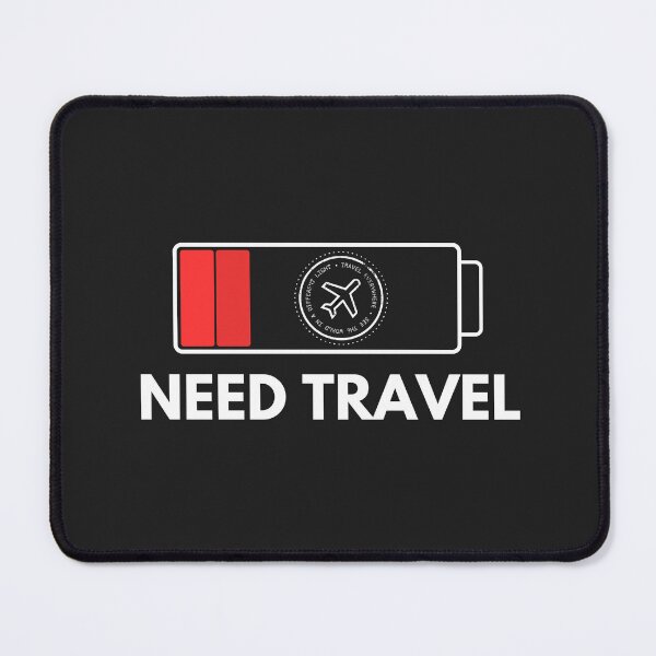 Item preview, Low Battery Travel Lover Illustration designed and sold by Mesmerizetravel.