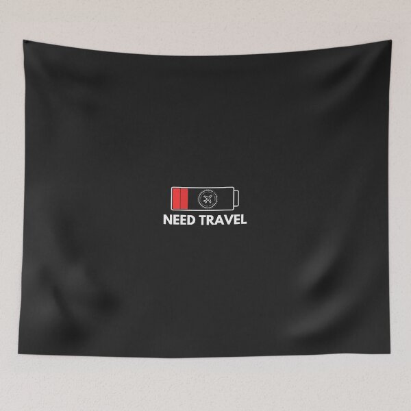 Item preview, Low Battery Travel Lover Illustration designed and sold by Mesmerizetravel.