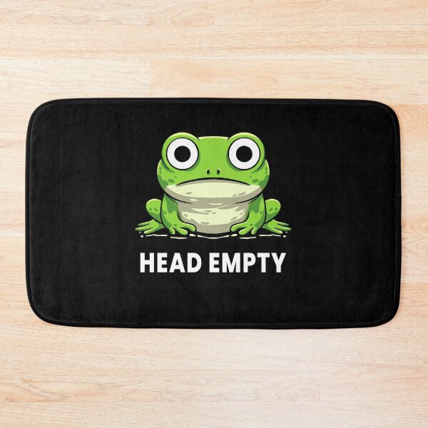 Item preview, Head Empty Frog – No Thoughts Just Vibes designed and sold by Kewessthetic.