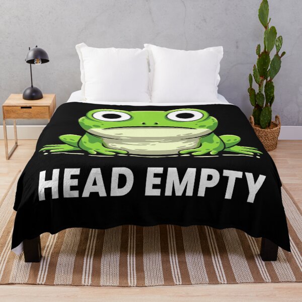 Item preview, Head Empty Frog – No Thoughts Just Vibes designed and sold by Kewessthetic.