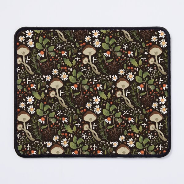 Item preview, Mushroom Cottagecore Pattern – Woodland Botanical Design designed and sold by BohemiaArt.