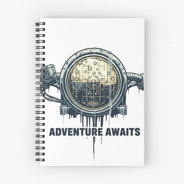 Item preview, Vintage Adventure Awaits: Drenched Retro Motorcycle Art designed and sold by MartinxMarie.