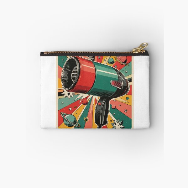 Item preview, Cosmic Blowout: Retro-Futuristic Hair Dryer in Galactic Style designed and sold by ForeverPrintsOK.