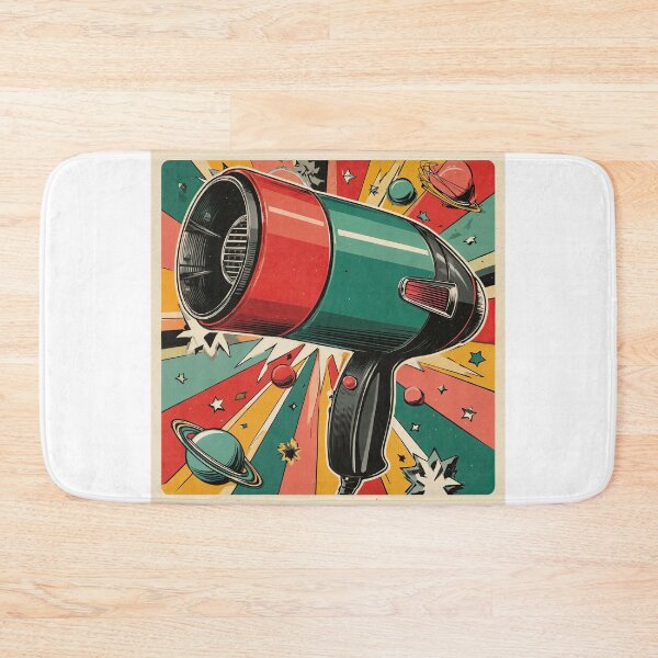 Item preview, Cosmic Blowout: Retro-Futuristic Hair Dryer in Galactic Style designed and sold by ForeverPrintsOK.