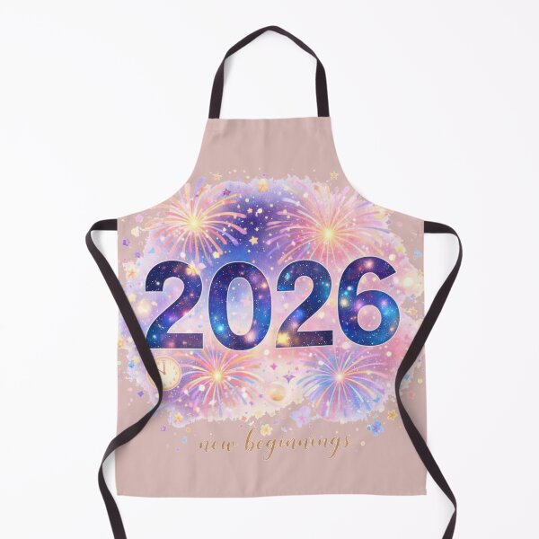 Item preview, 2026 New Beginnings T-Shirt | Colorful Fireworks New Year Art Tee designed and sold by KDesignCrafts.