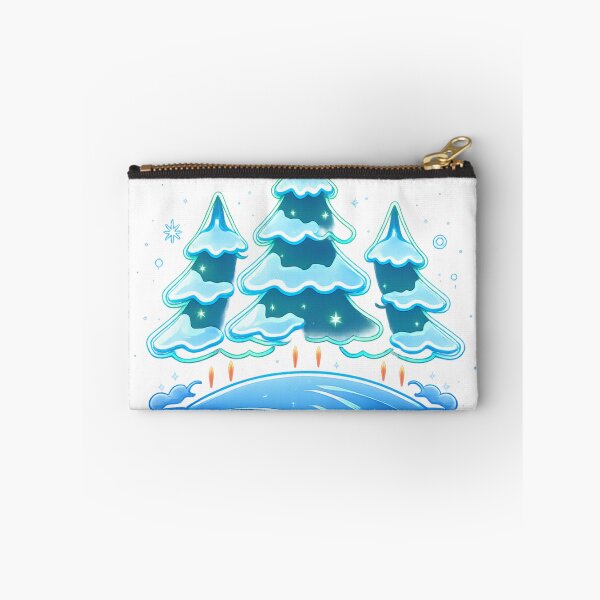 Item preview, Neon Winter Forest – Glowing Fir Trees in the Snow designed and sold by Gletschie.