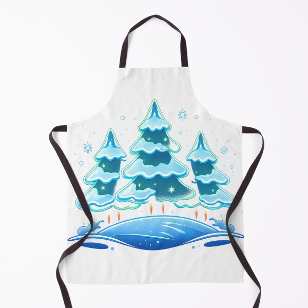 Item preview, Neon Winter Forest – Glowing Fir Trees in the Snow designed and sold by Gletschie.
