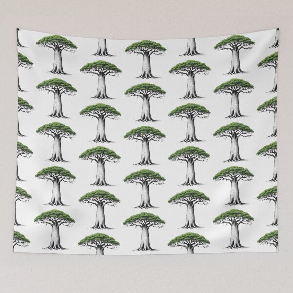Item preview, Sketch of a Baobab tree designed and sold by Petalandfur.