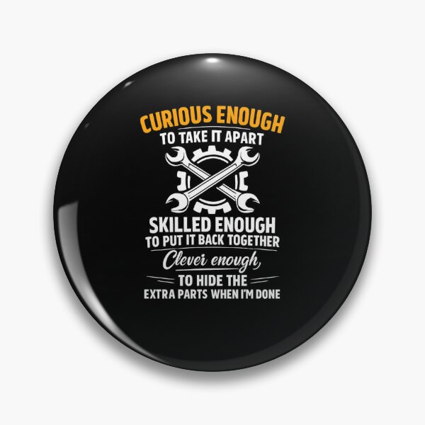 Item preview, Curious Enough to Take It Apart Mechanic T-Shirt | Funny Engineer & Workshop Humor Tee designed and sold by DailyDrivesct.