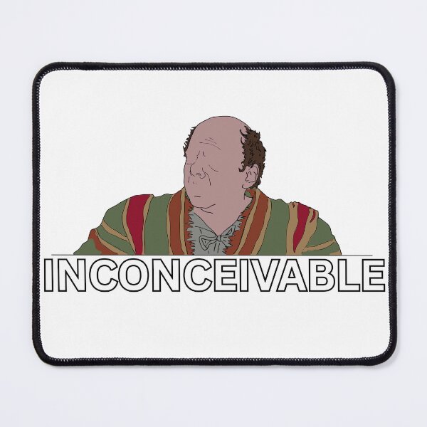 Item preview, Inconceivable Retro Fantasy Comedy Quote designed and sold by Melty Shirts.