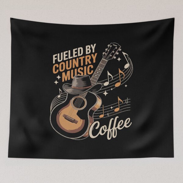 Item preview, Funny Coffee Country Music  designed and sold by MyzoToyota.