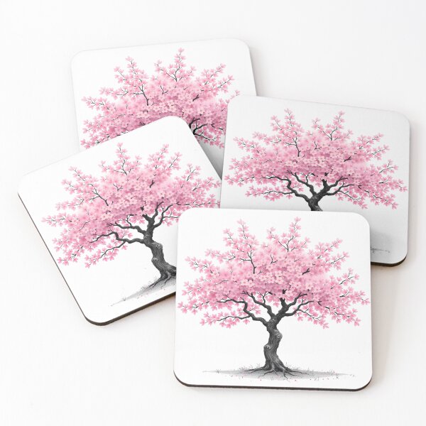 Item preview, Sketch of a Cherry Blossom tree designed and sold by Petalandfur.
