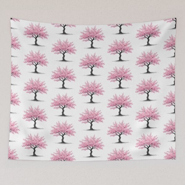 Item preview, Sketch of a Cherry Blossom tree designed and sold by Petalandfur.