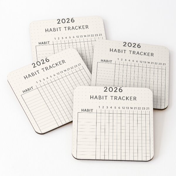 Item preview, Habit Tracker January 2026: Habit Tracking, Monthly Goals designed and sold by Lyvion design.