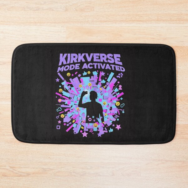 Item preview, Kirkverse Mode Activated Shirt – Glitch Meme Fan Aesthetic Neon Graphic T-Shirt designed and sold by ZyxDes.