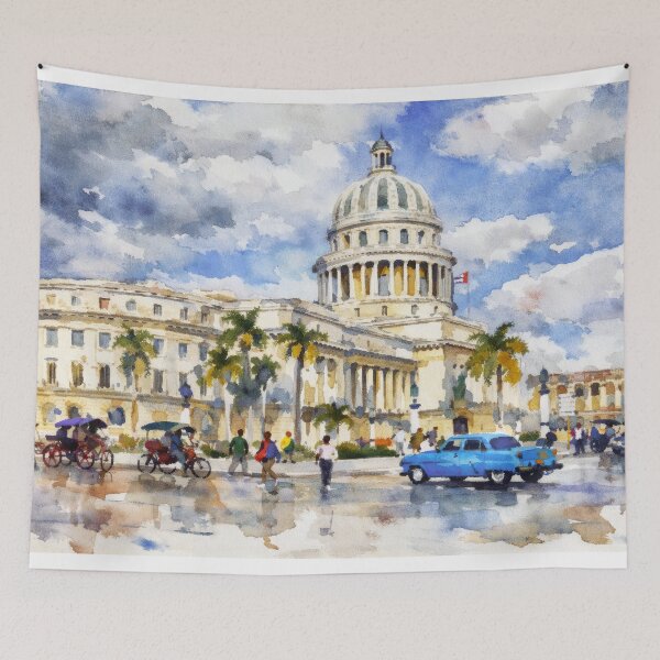 Item preview, Acuarela del Capitolio de La Habana designed and sold by caracatita75.