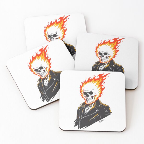 Item preview, Flaming Rider – Fire on Two Wheels designed and sold by TwoWheels-shop.