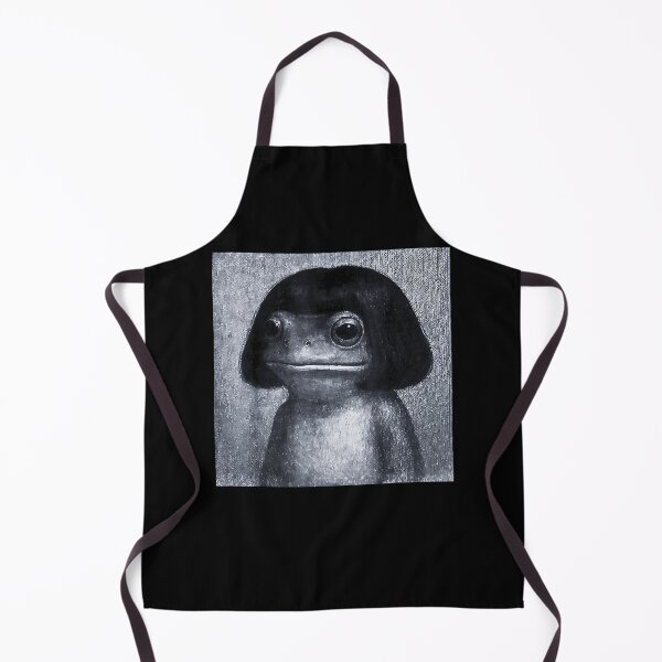 Item preview, funny frog girl bob hair meme art designed and sold by FerminVigo.