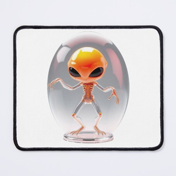 Item preview, Vibrant Bioluminescent Alien Specimen in Glass Capsule designed and sold by MartinxMarie.