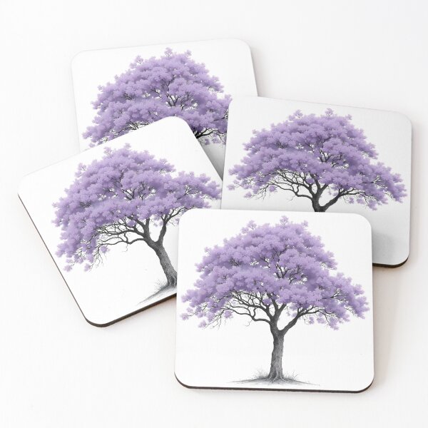 Item preview, Sketch of a Jacaranda tree designed and sold by Petalandfur.