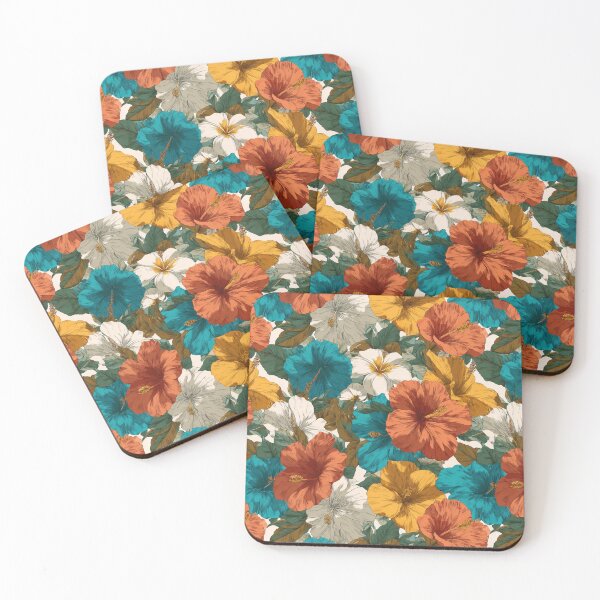 Item preview, Fresh Tropical Flower Print  - Botanical Garden Pattern  - Gifts For Husband designed and sold by RoyalStarsPatts.