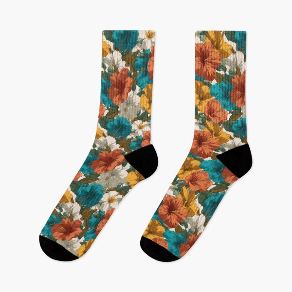 Item preview, Fresh Tropical Flower Print  - Botanical Garden Pattern  - Gifts For Husband designed and sold by RoyalStarsPatts.