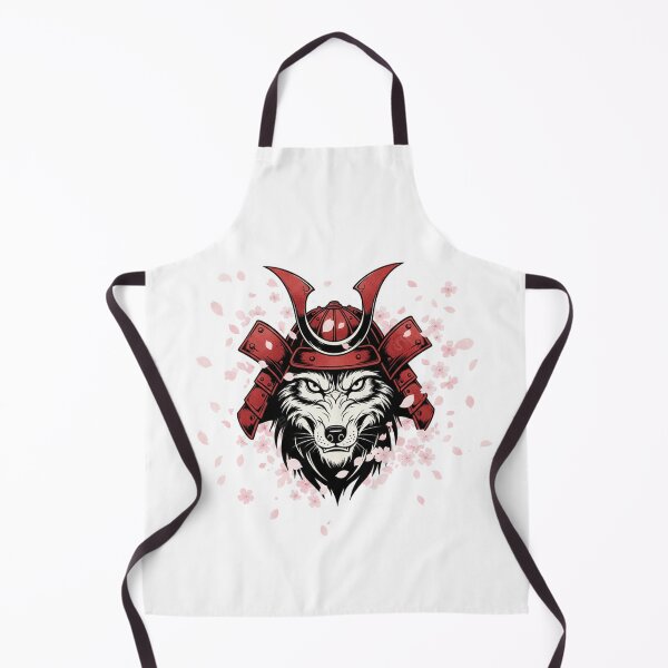 Item preview, Samurai Wolf Ronin - Japanese Ukiyo-e Style Ink Art designed and sold by Skill_&_Stone.